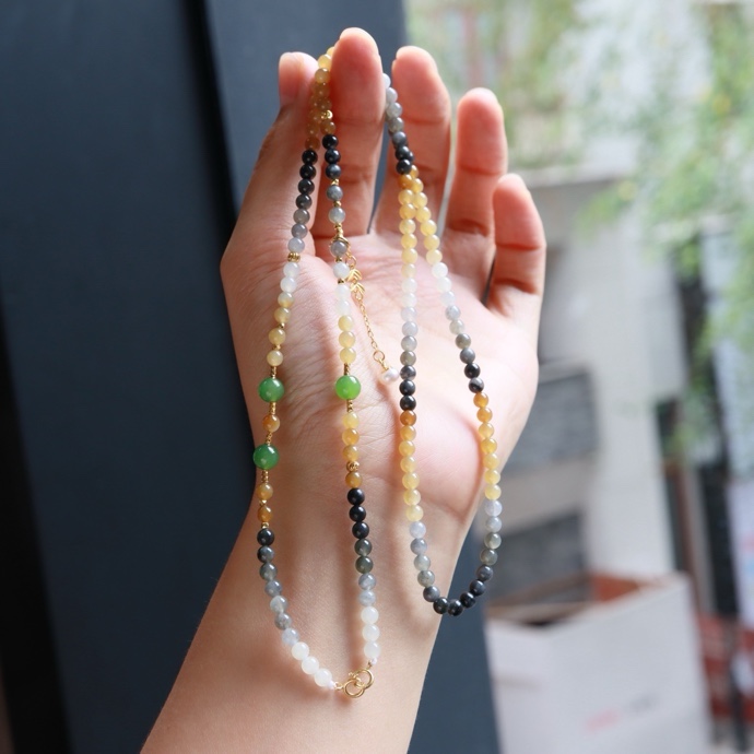 White Hetian Jade Stud Earrings - HT-ER-0015-6