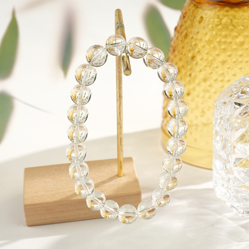 Natural Clear Crystal Bracelet view 3