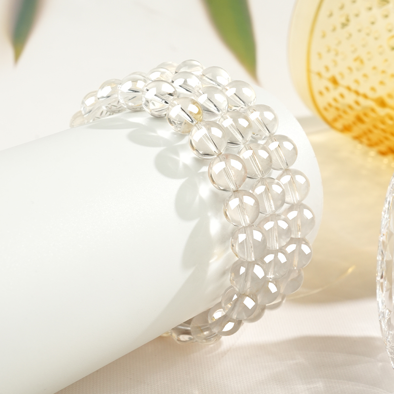 Natural Clear Crystal Bracelet view 5