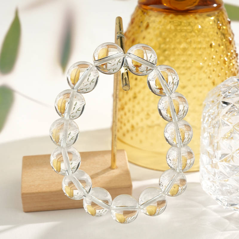 Natural Clear Crystal Bracelet view 3