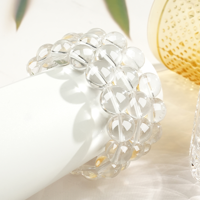 Natural Clear Crystal Bracelet view 5