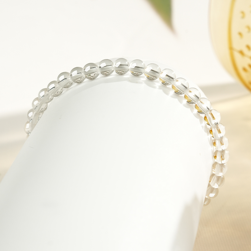 Natural Clear Crystal Bracelet view 2