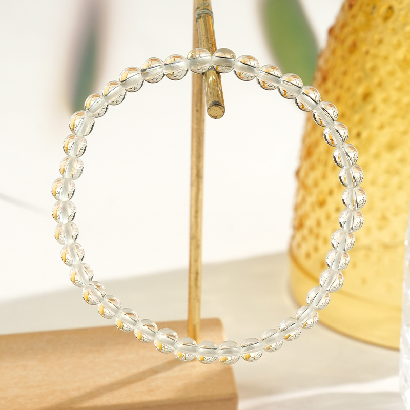 Natural Clear Crystal Bracelet view 3