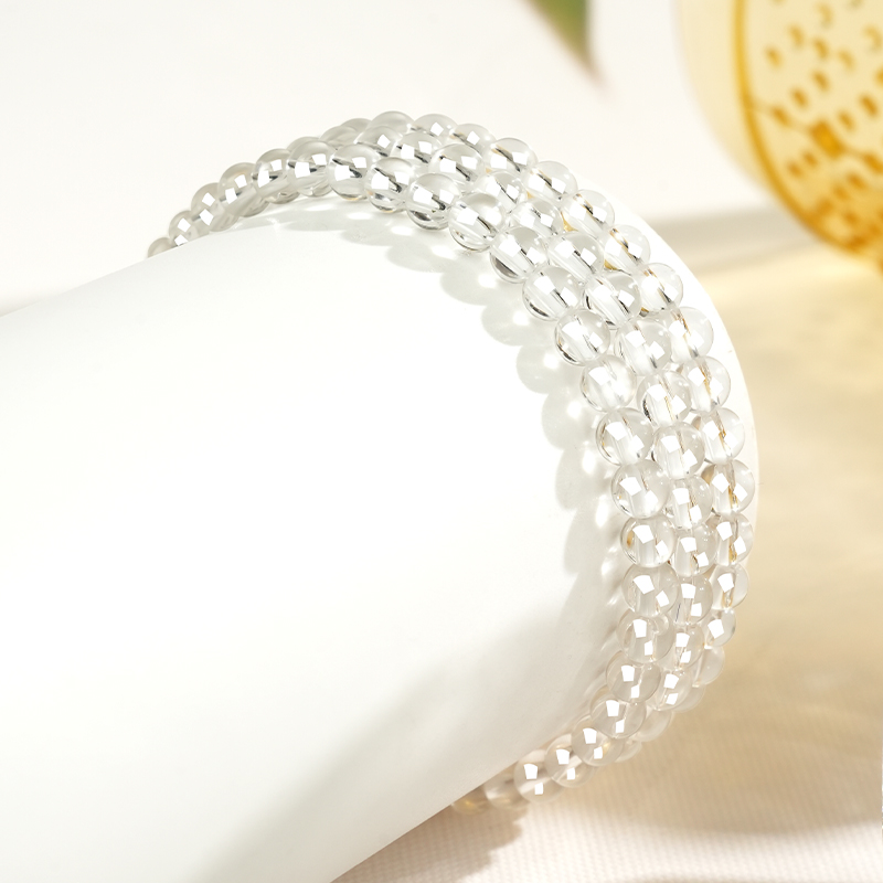 Natural Clear Crystal Bracelet view 5