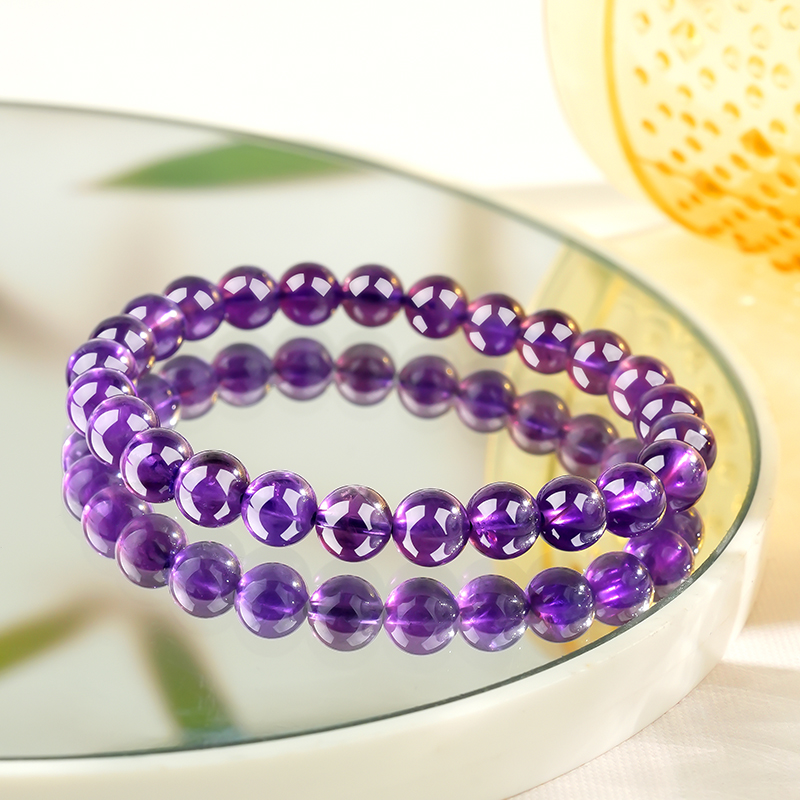Natural Amethyst Crystal Bracelet