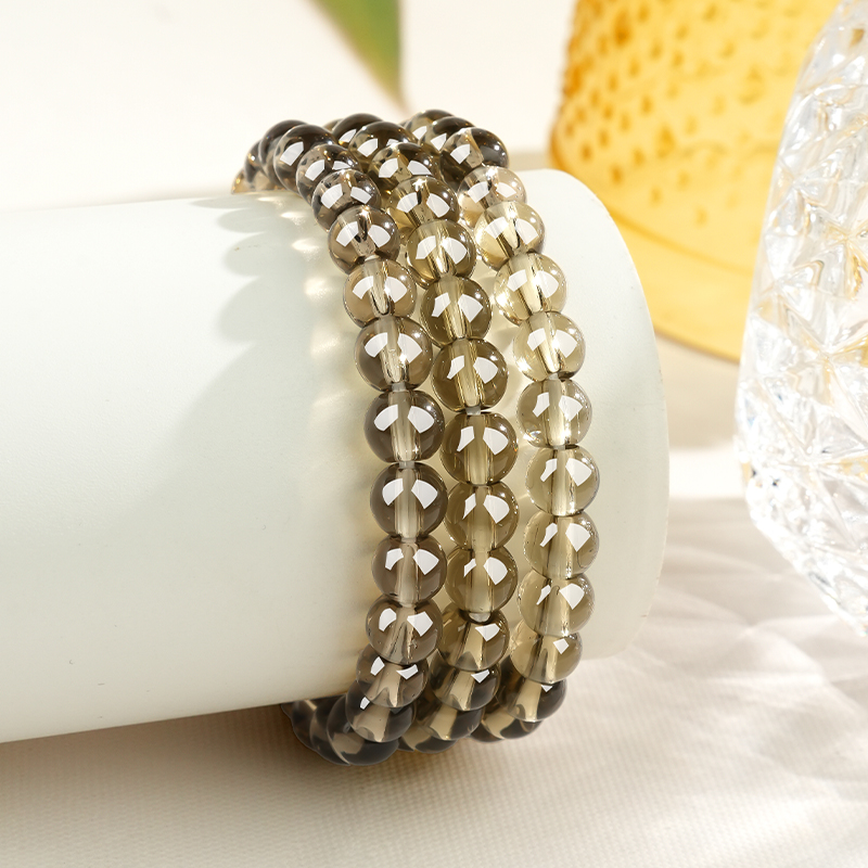 Natural Smoky Quartz Crystal Bracelet view 5