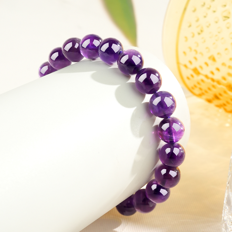 Natural Amethyst Crystal Bracelet view 2