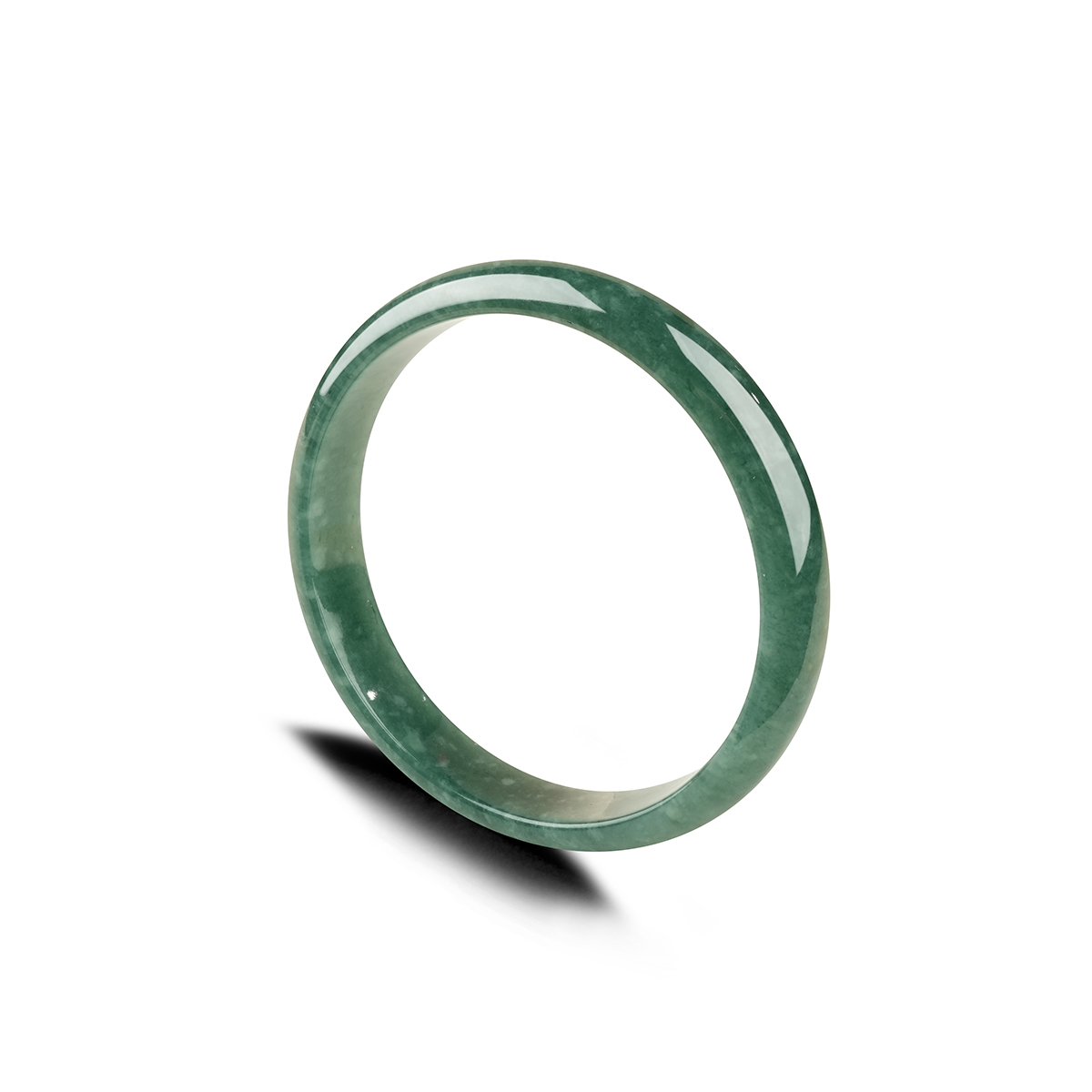 White Hetian Jade Bangle - DWYZG001-59 - additional detail image 1