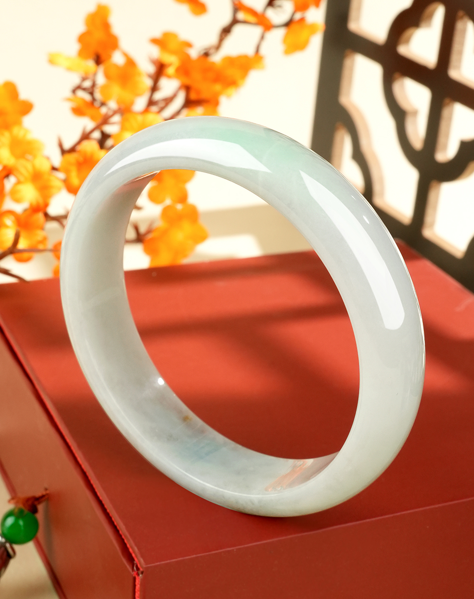 Green Jadeite Bangle - HF9526 - image 6