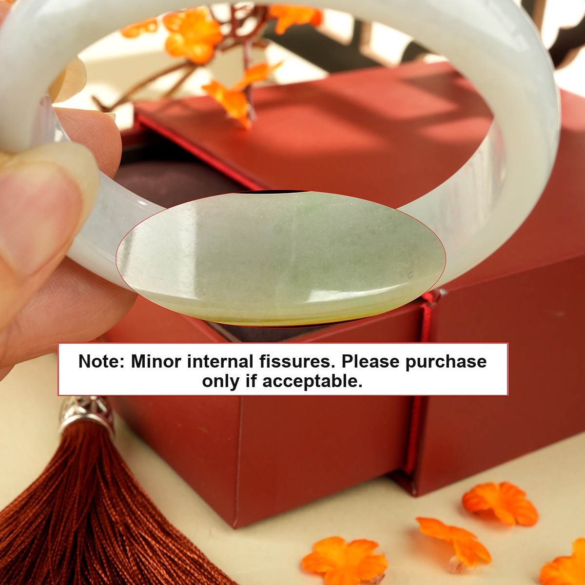 Green Jadeite Bangle - HF9526 - additional detail image 1