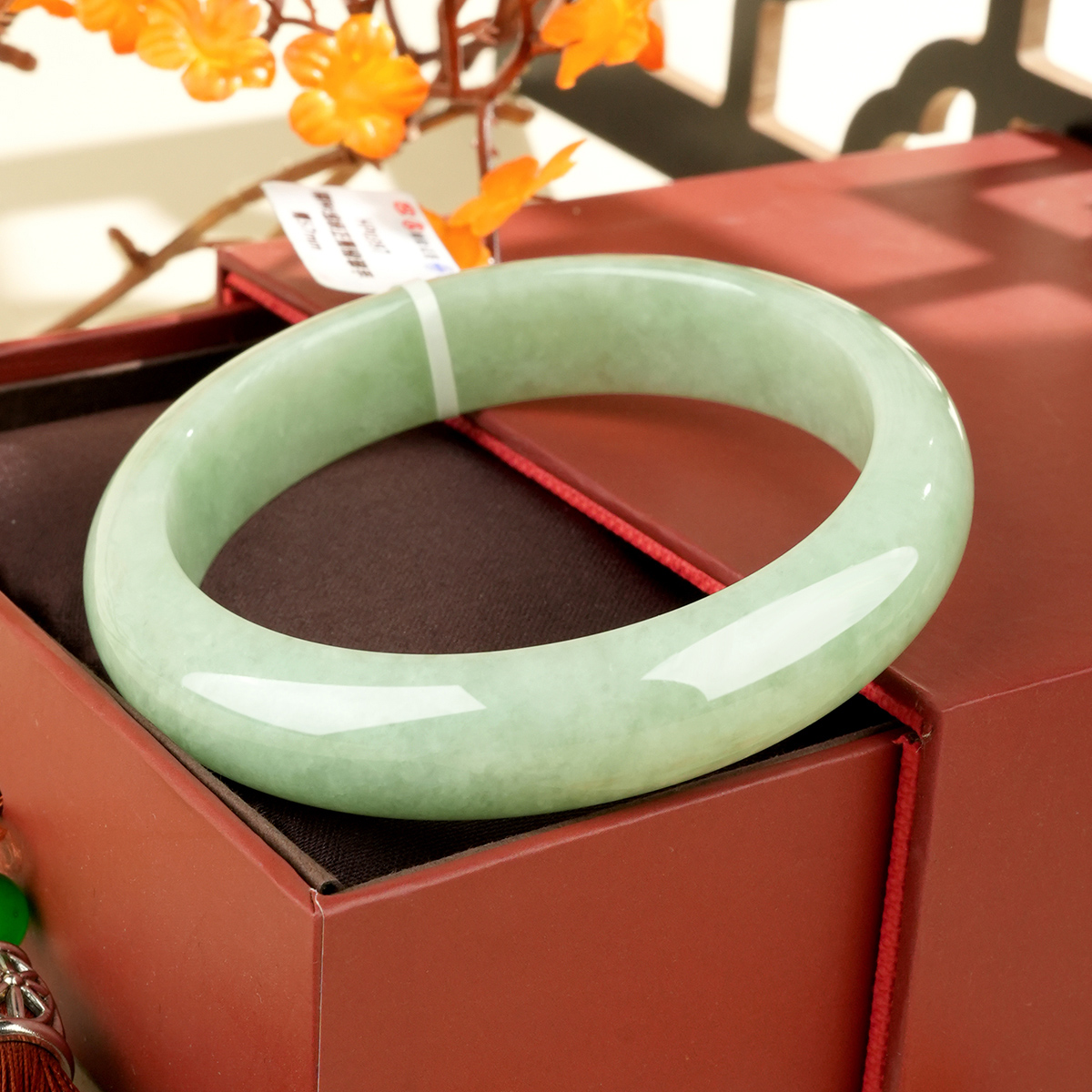 Green Jadeite Bangle - HP0397 - image 4