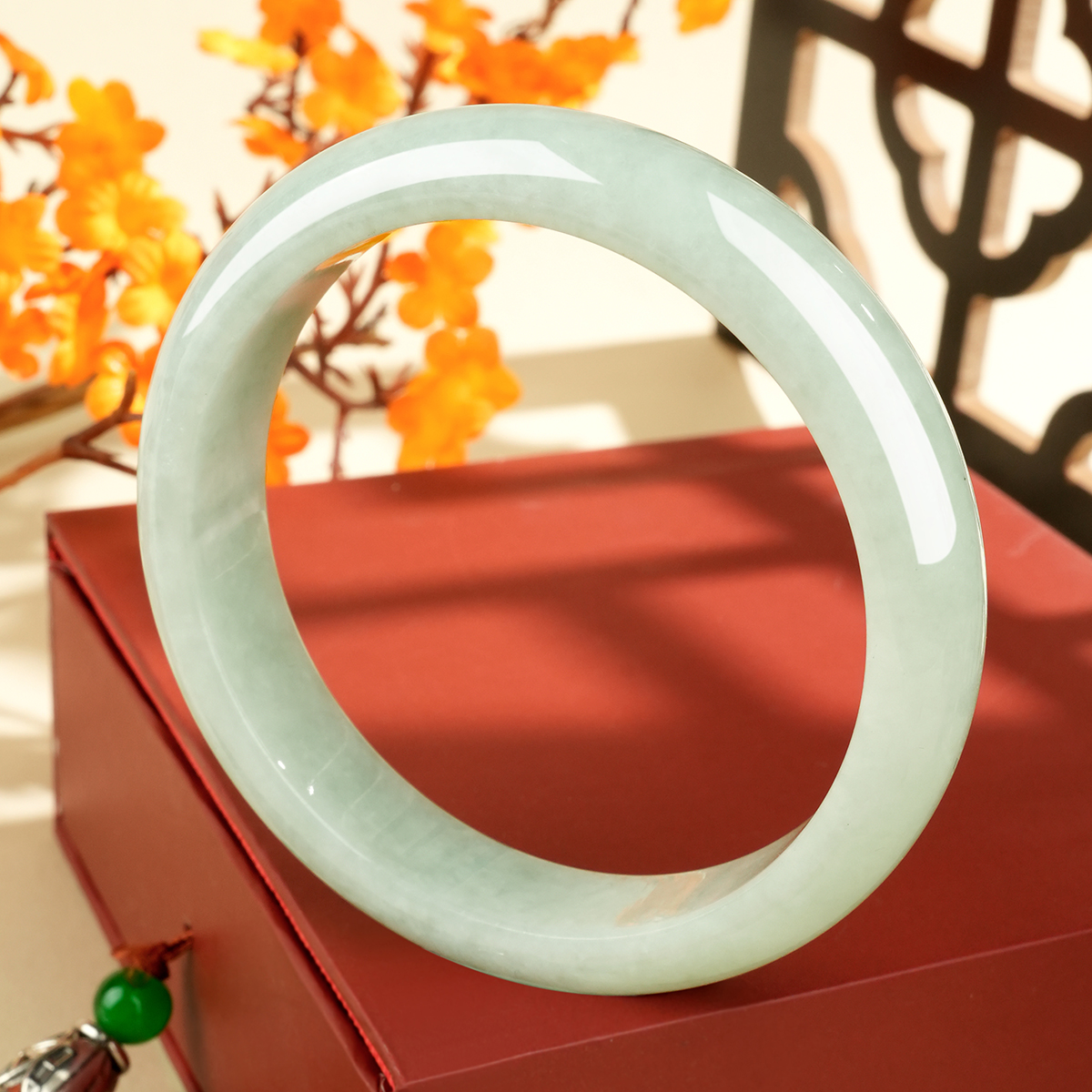 Green Jadeite Bangle - HP0691 - image 2