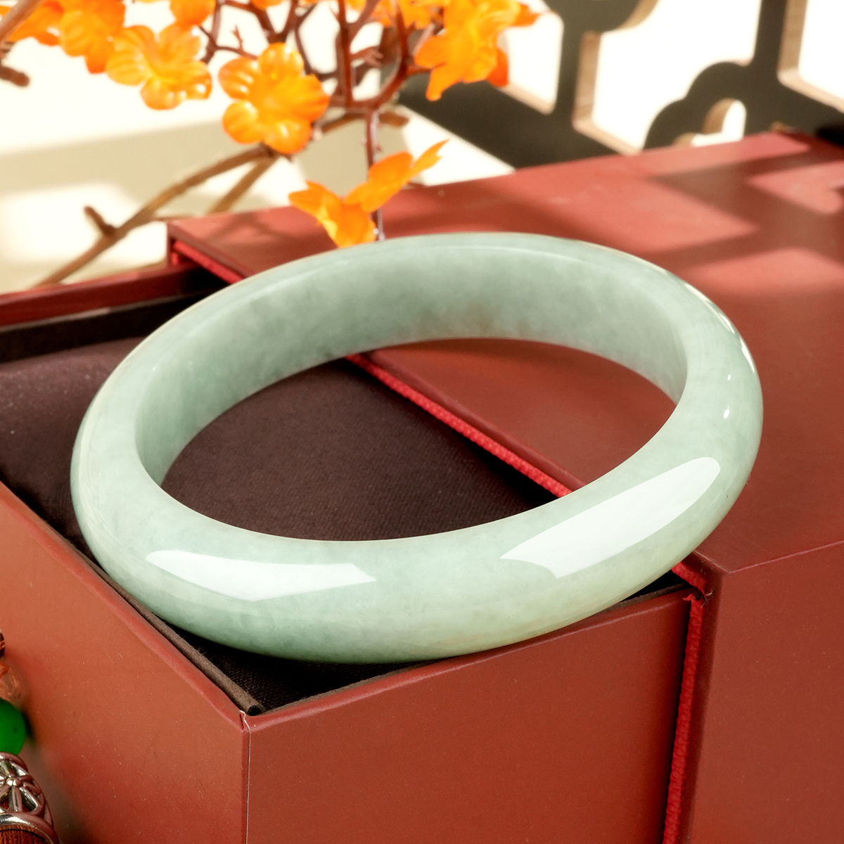 Green Jadeite Bangle - HP0691 - image 4