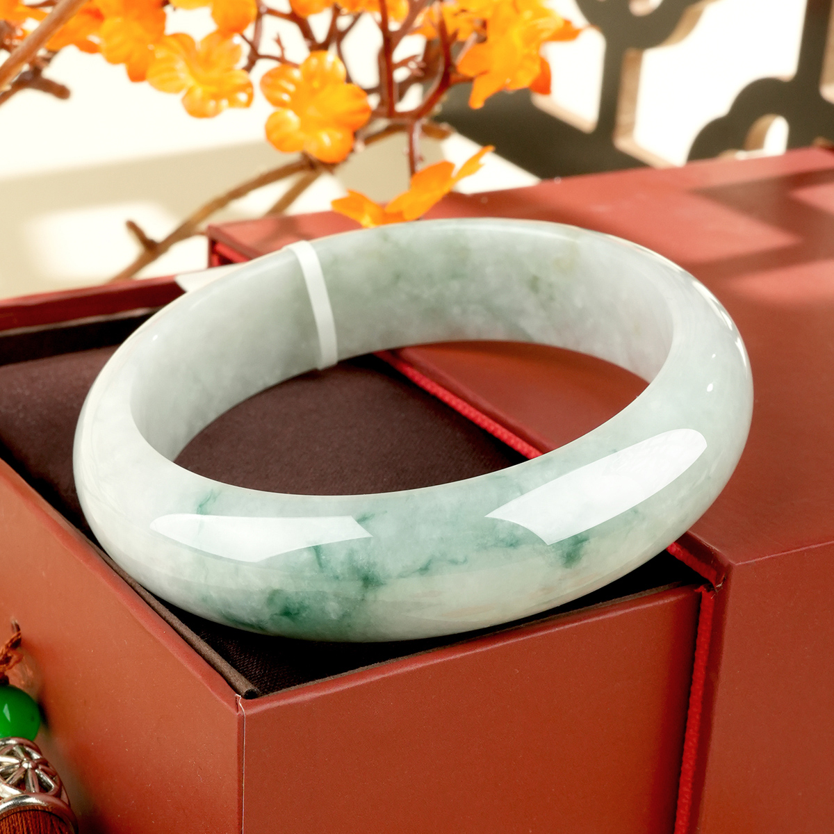 Lavender Jadeite Bangle - LAP003 - image 3