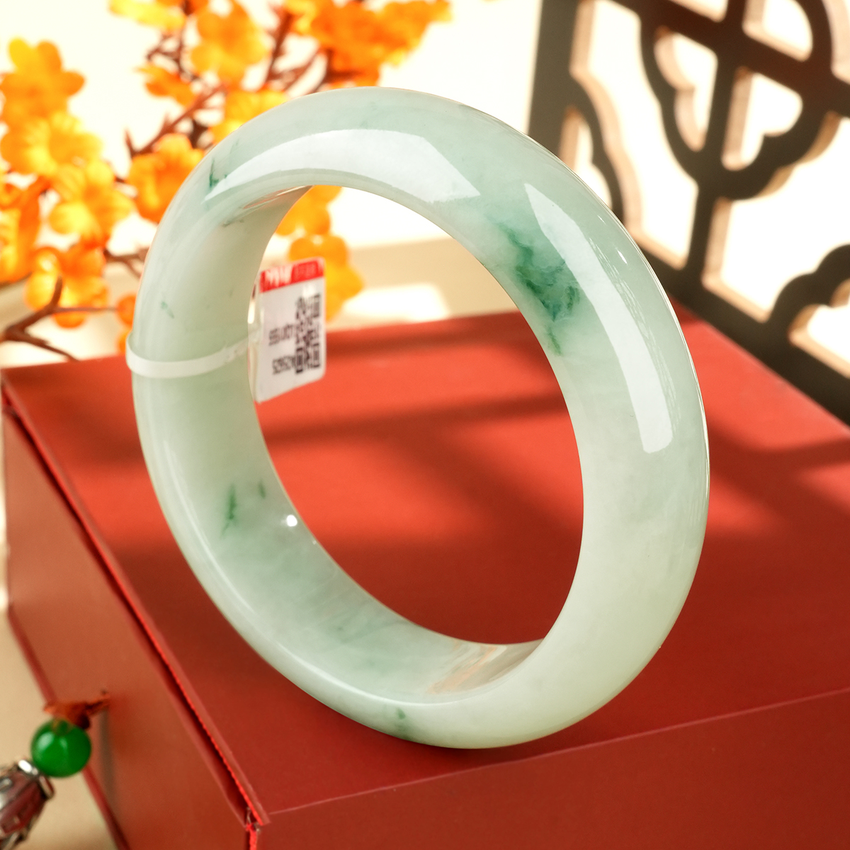 Green Jadeite Bangle - LQ01555 - image 2