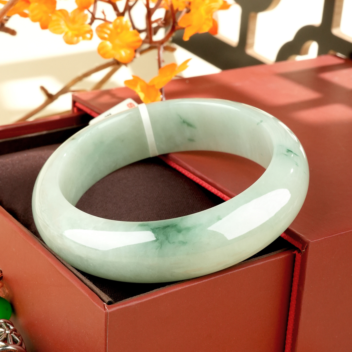 Green Jadeite Bangle - LQ01555 - image 3