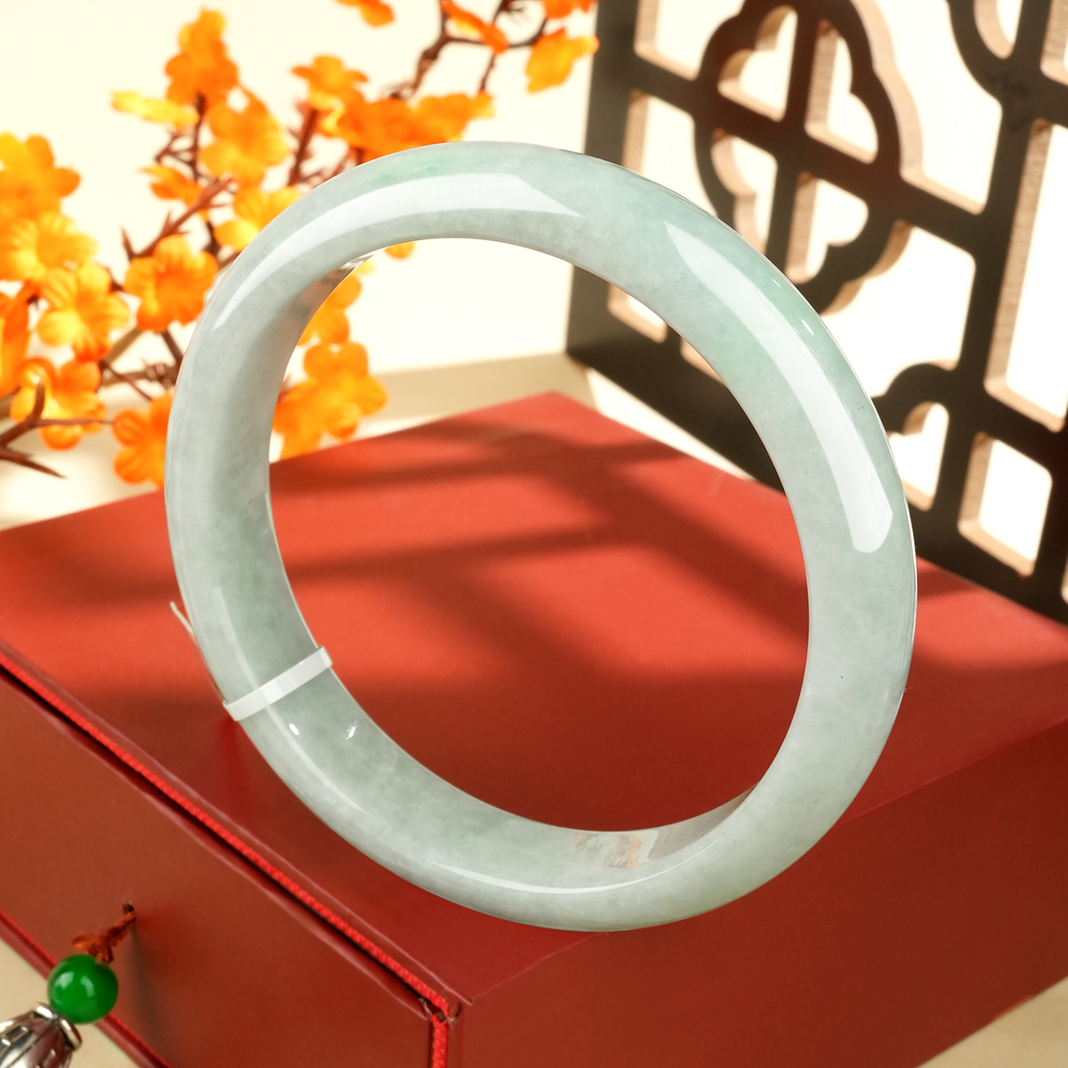 Green Jadeite Bangle - LQ02025 - image 2