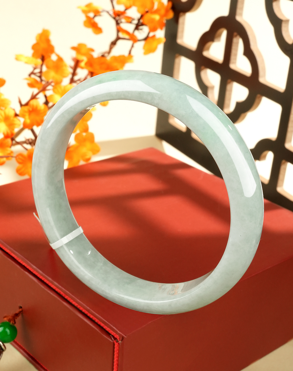 Green Jadeite Bangle - LQ02025 - image 6