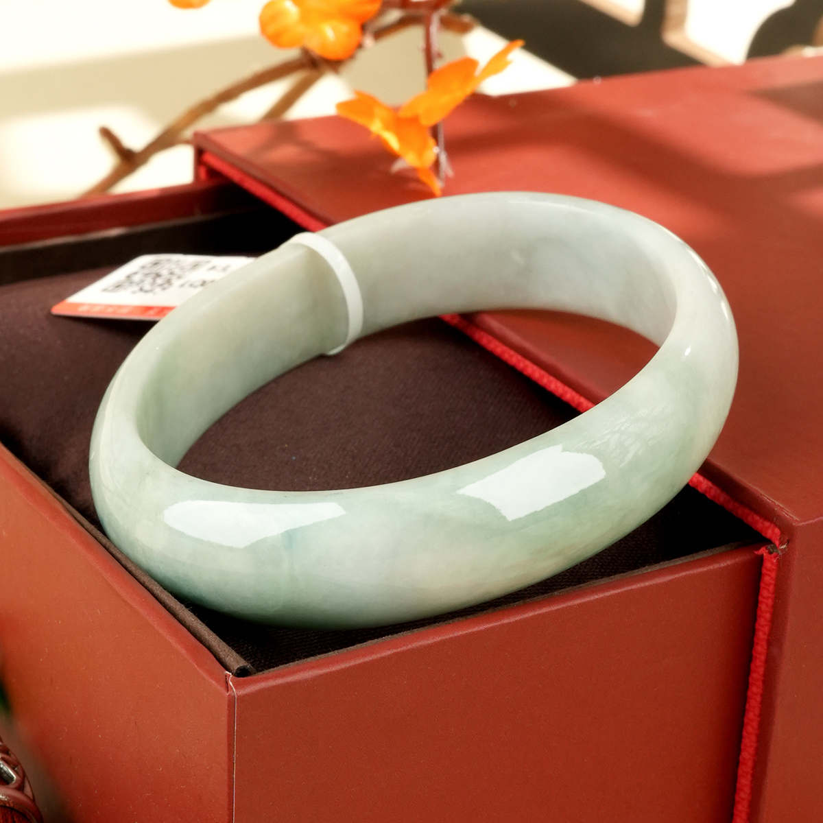 Green Jadeite Bangle - LQ02026 - image 3