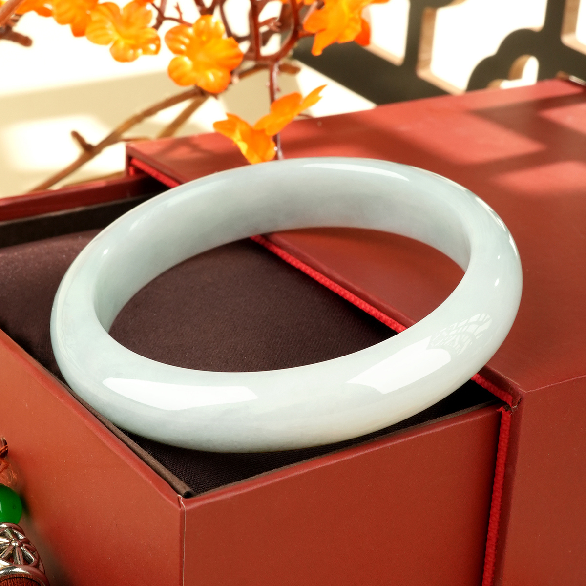 Green Jadeite Bangle - LQ02027 - image 4