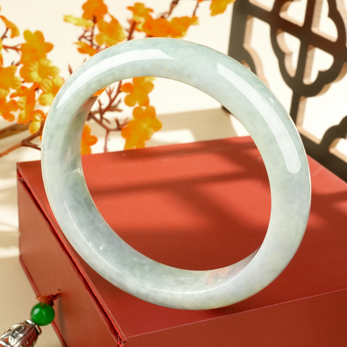 Green Jadeite Bangle - LQ02029 - image 2