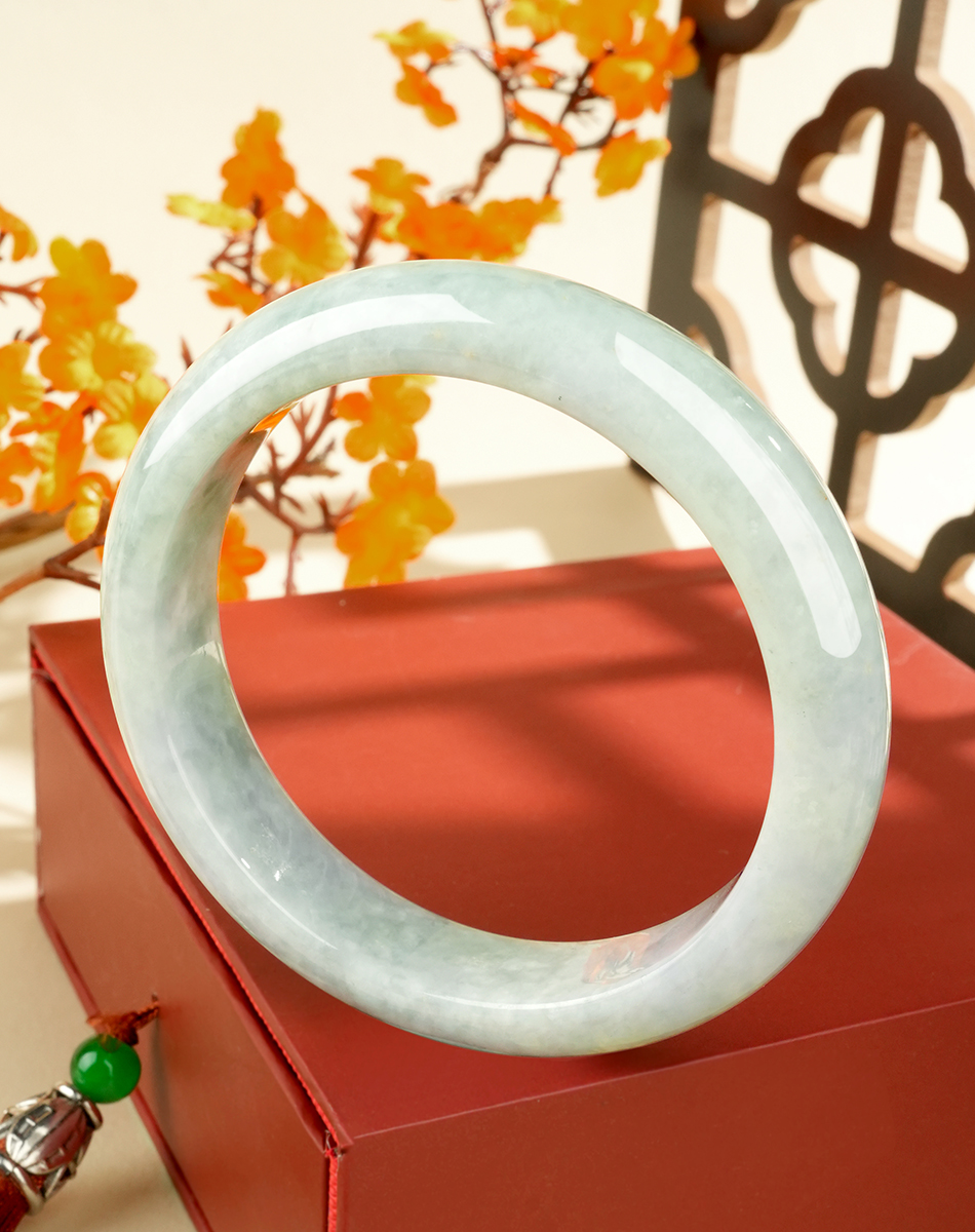 Green Jadeite Bangle - LQ02029 - image 6