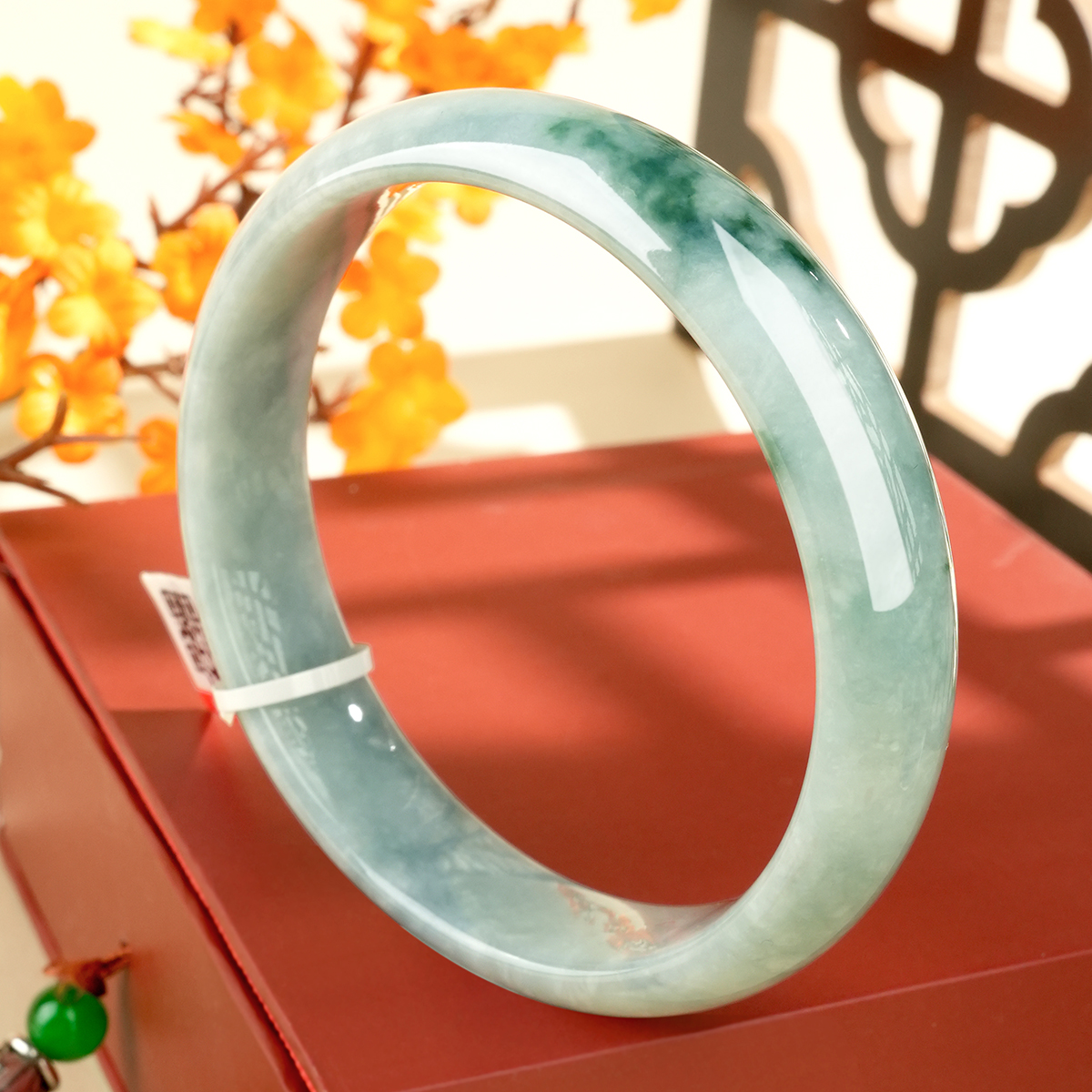 Green Jadeite Bangle - LQ02031 - image 2