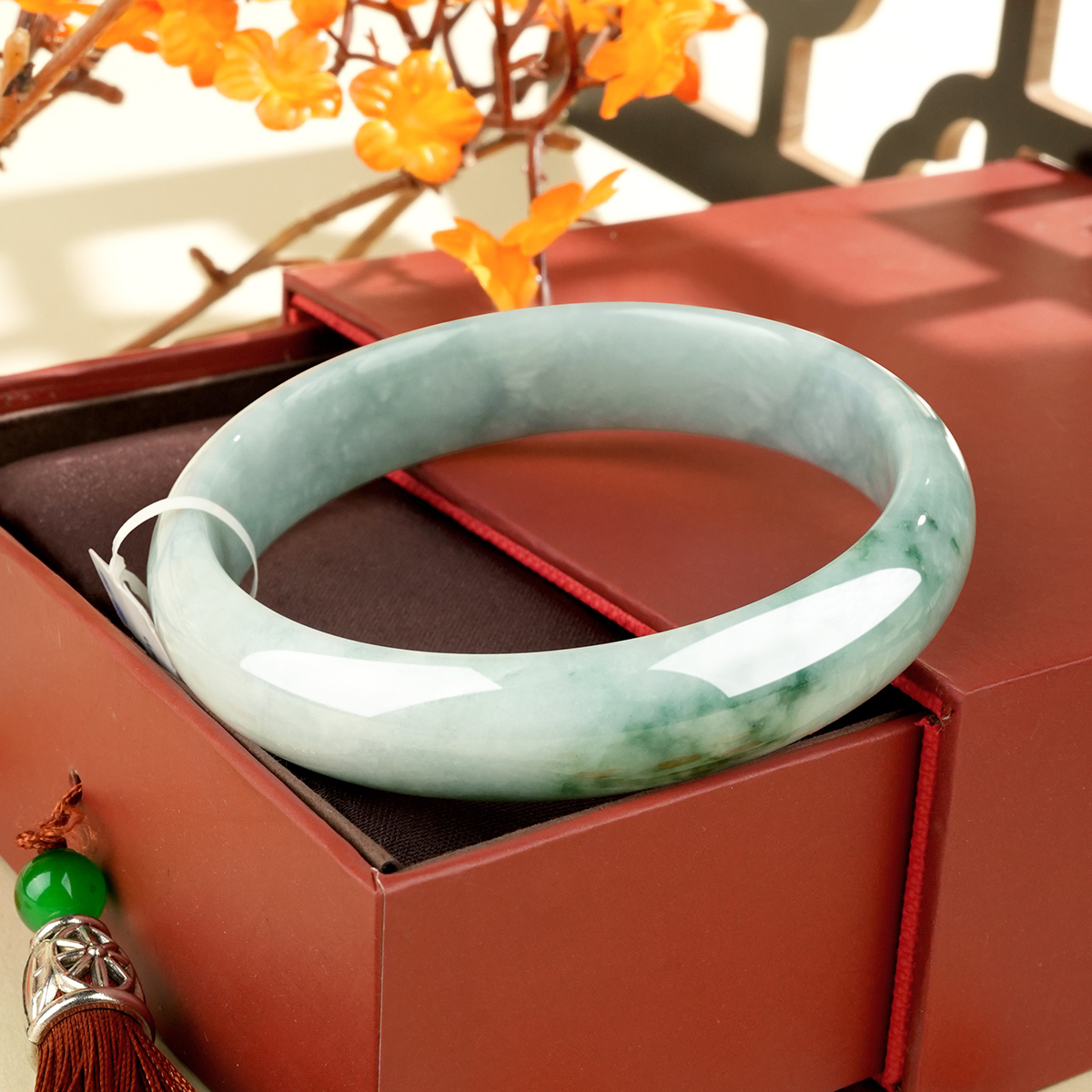 Green Jadeite Bangle - LQ02031 - image 3