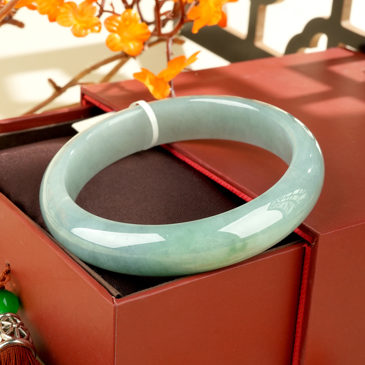 Green Jadeite Bangle - LS000005 - image 4