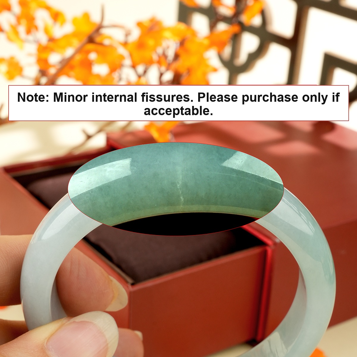 Green Jadeite Bangle - LS000005 - additional detail image 2