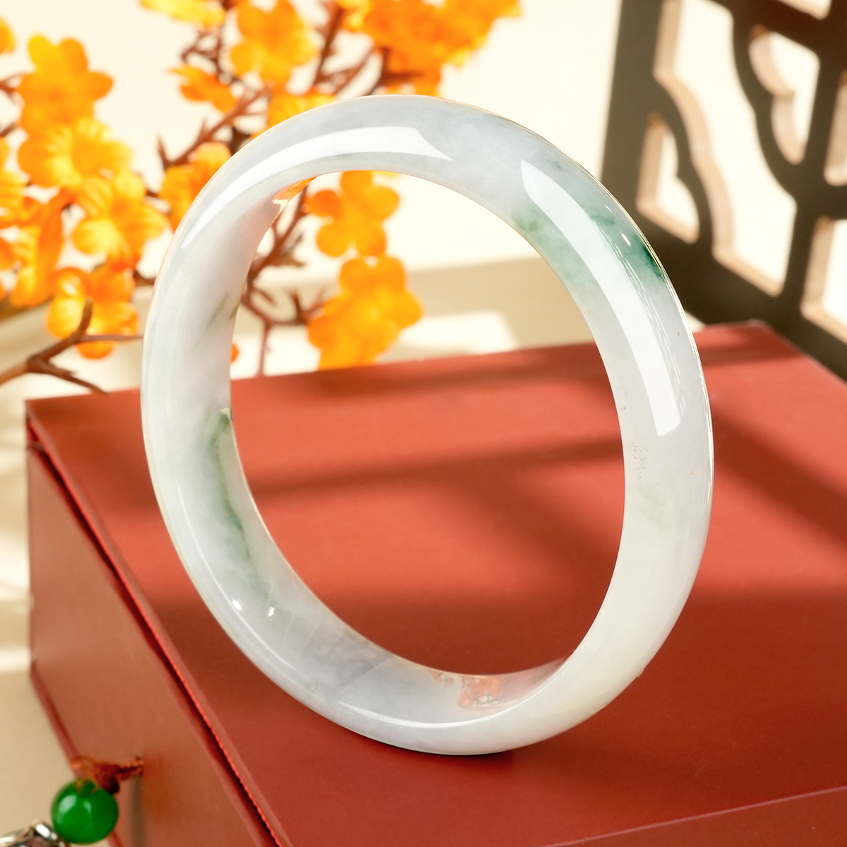 Green Jadeite Bangle - LS000007 - image 2
