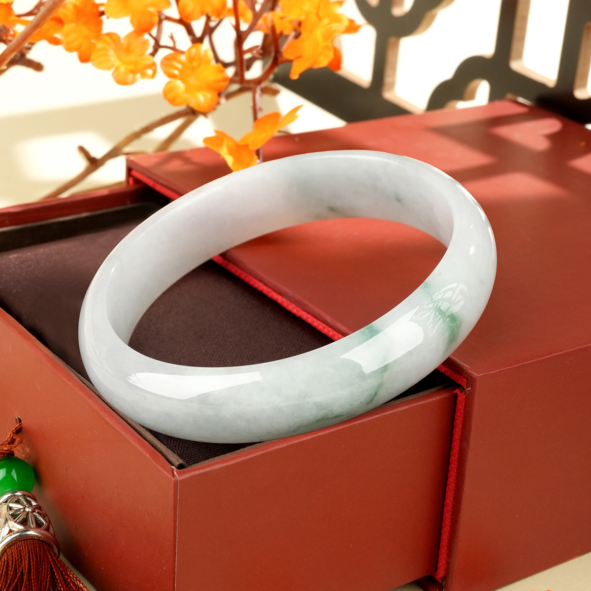 Green Jadeite Bangle - LS000007 - image 3