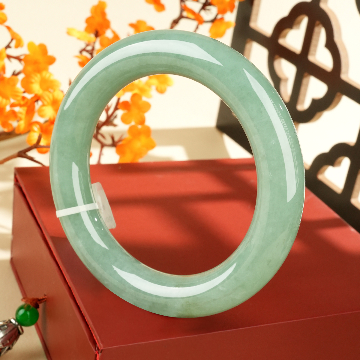 Green Jadeite Bangle - LS00004 - image 2
