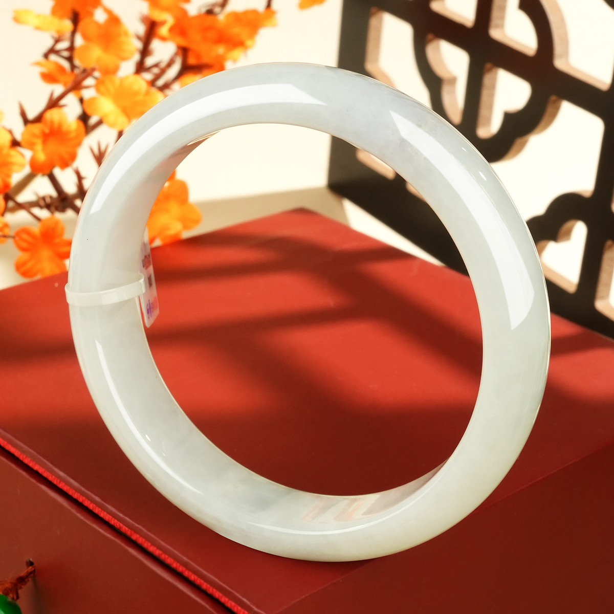 Green Jadeite Bangle - LS00005 - image 2