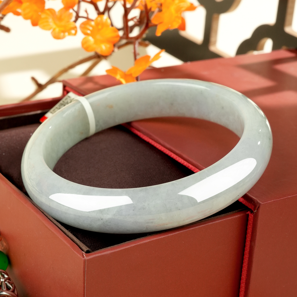 Green Jadeite Bangle - LS00017 - image 4