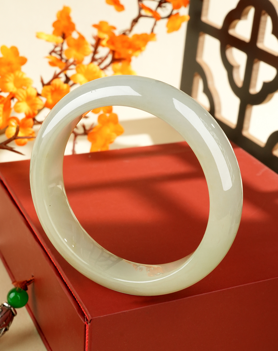Green Jadeite Bangle - LS00018 - image 6