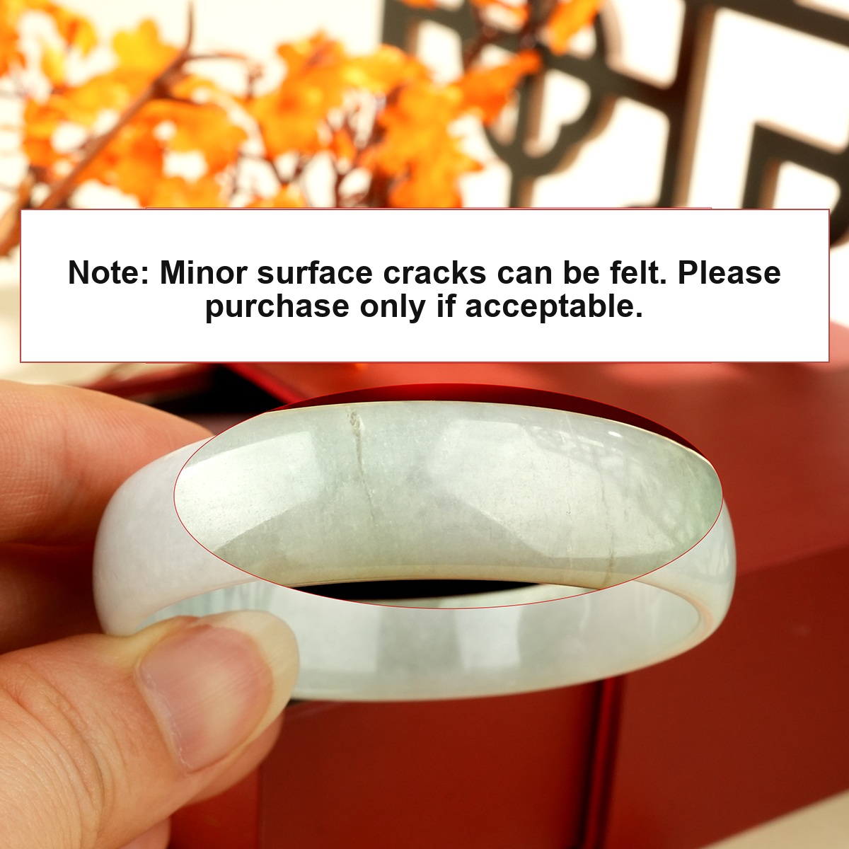 Green Jadeite Bangle - QC1159 - additional detail image 1