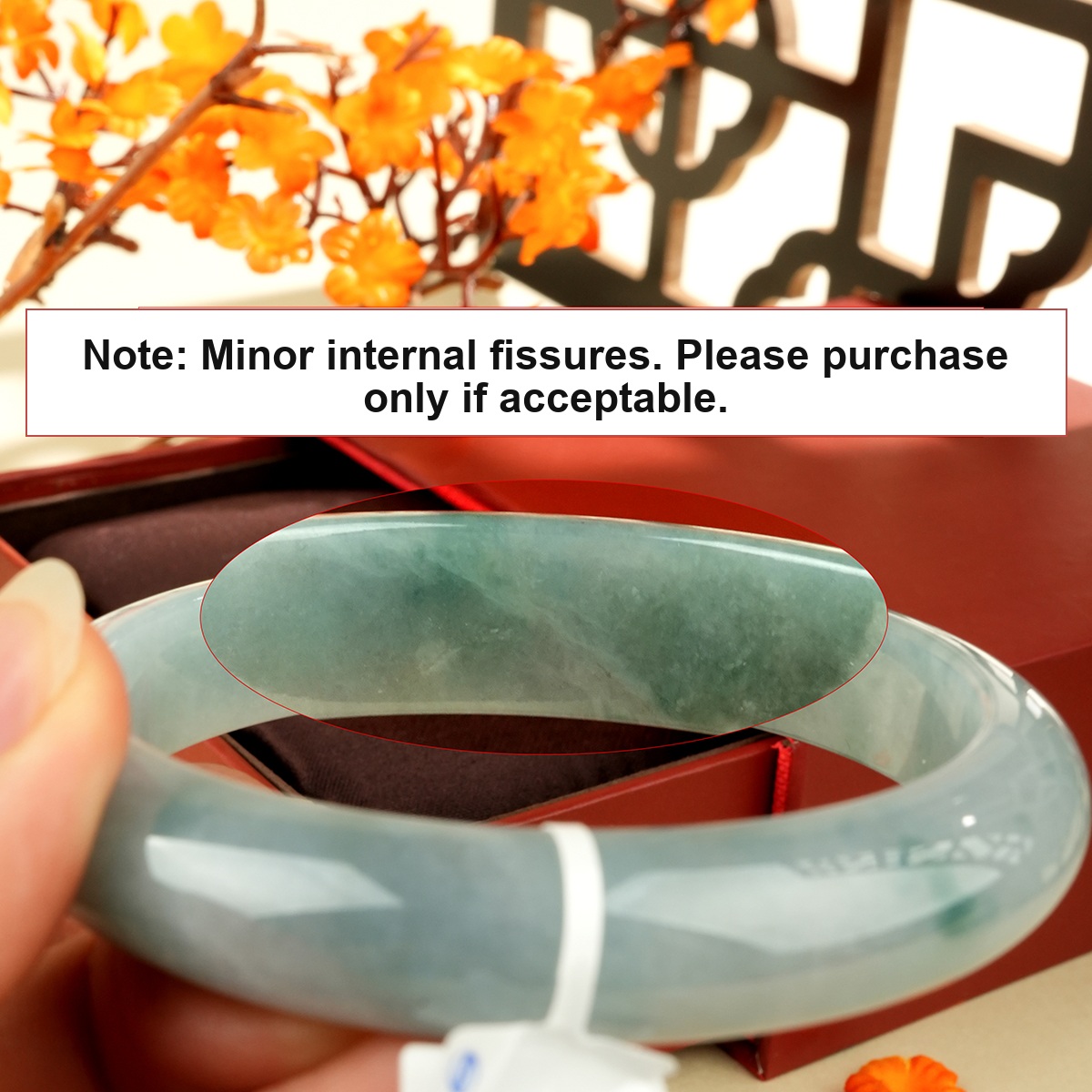 Green Jadeite Bangle - WSZ0272 - additional detail image 1