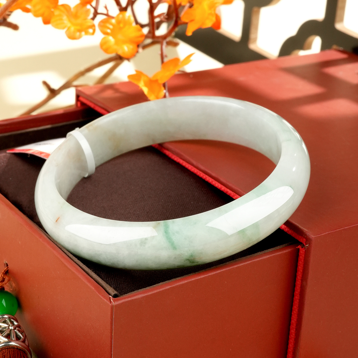 Green Jadeite Bangle - WSZ0318 - image 3